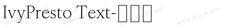IvyPresto Text字体转换